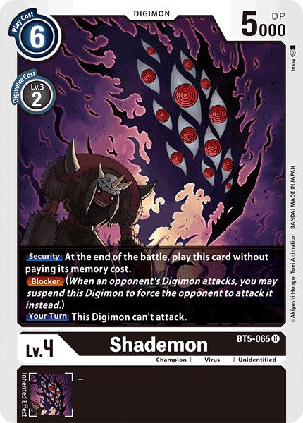 Shademon [BT5-065] [Battle of Omni]