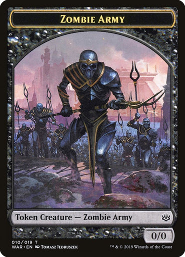 Zombie Army Token (010/019) [War of the Spark Tokens] 