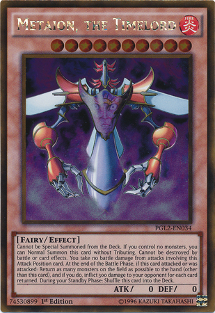Metaion, the Timelord [PGL2-EN034] Gold Rare 