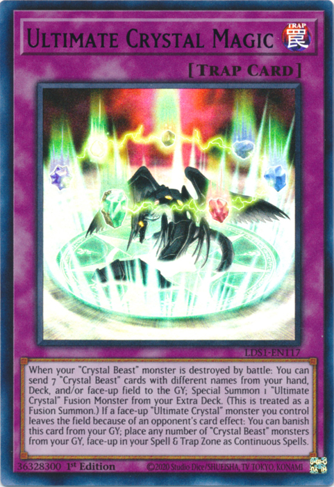 Ultimate Crystal Magic (Blue) [LDS1-EN117] Ultra Rare 