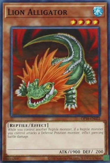Lion Alligator [OP16-EN022] Common 
