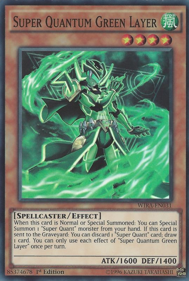 Super Quantum Green Layer [WIRA-EN031] Super Rare 