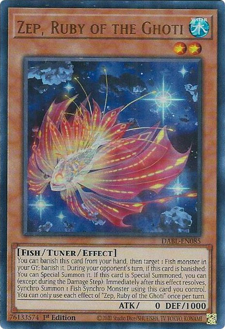 Zep, Ruby of the Ghoti [DABL-EN085] Ultra Rare 