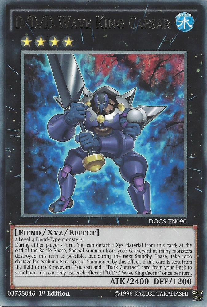 D/D/D Wave King Caesar [DOCS-EN090] Rare 