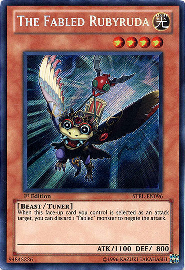 The Fabled Rubyruda [STBL-EN096] Secret Rare 
