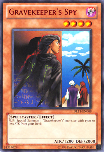 Gravekeeper's Spy (Red) [DL11-EN009] Rare 