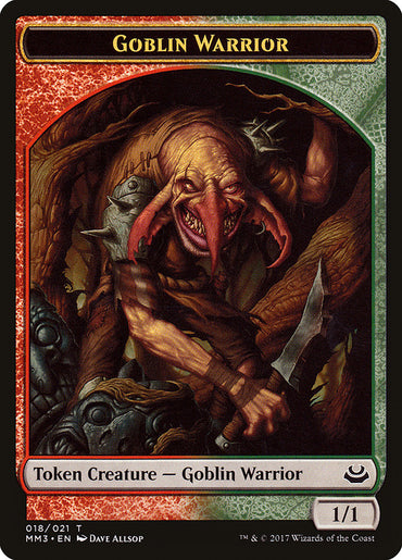 Goblin Warrior Token [Modern Masters 2017 Tokens] 