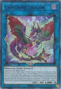 Crossrose Dragon (Purple) [LDS2-EN114] Ultra Rare 