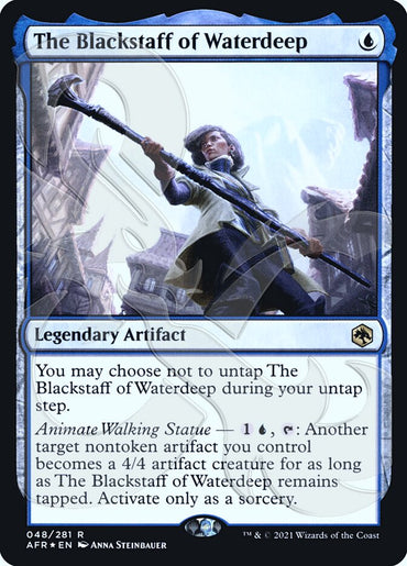 The Blackstaff of Waterdeep (Ampersand Promo) [Dungeons &amp; Dragons: Adventures in the Forgotten Realms Promos] 