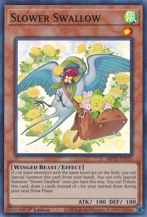 Slower Swallow [MP22-EN137] Super Rare 