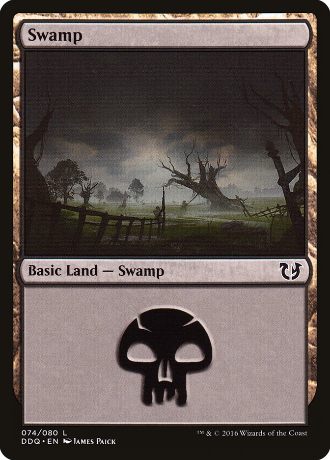 Swamp (74) [Duel Decks: Blessed vs. Cursed] 