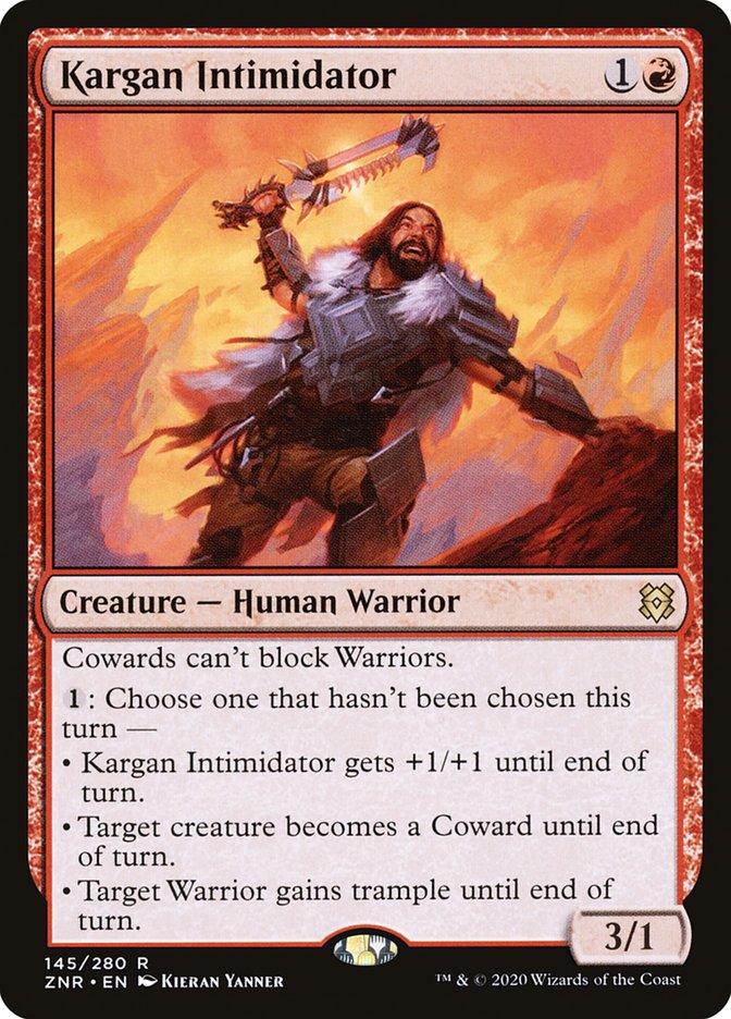 Kargan Intimidator [Zendikar Rising] 