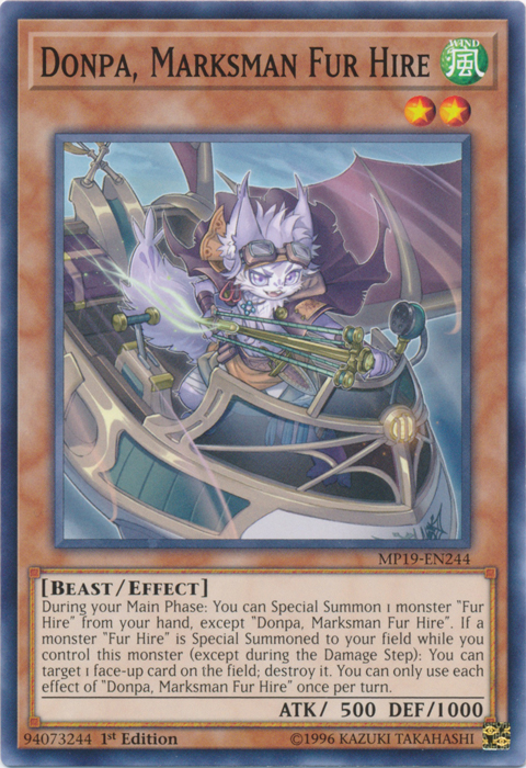 Donpa, Marksman Fur Hire [MP19-EN244] Common 