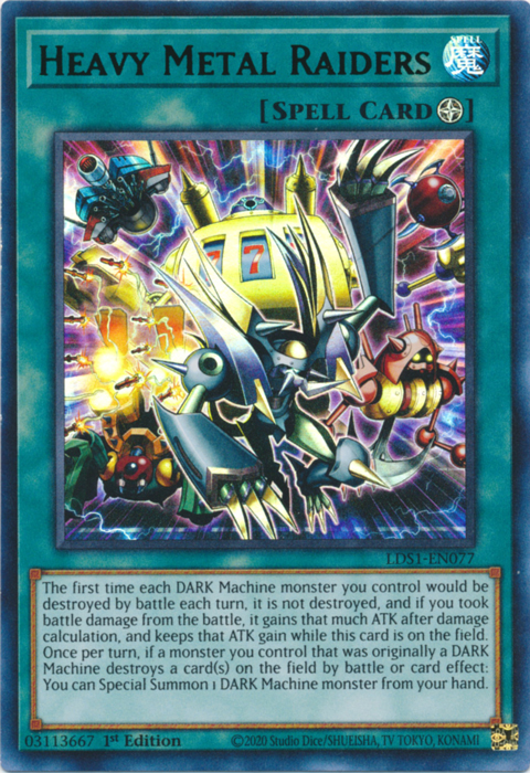 Heavy Metal Raiders (Green) [LDS1-EN077] Ultra Rare 