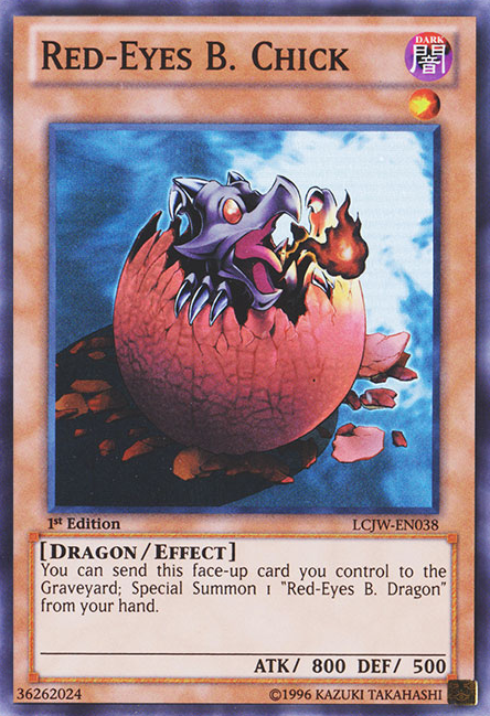 Red-Eyes B. Chick [LCJW-EN038] Super Rare 