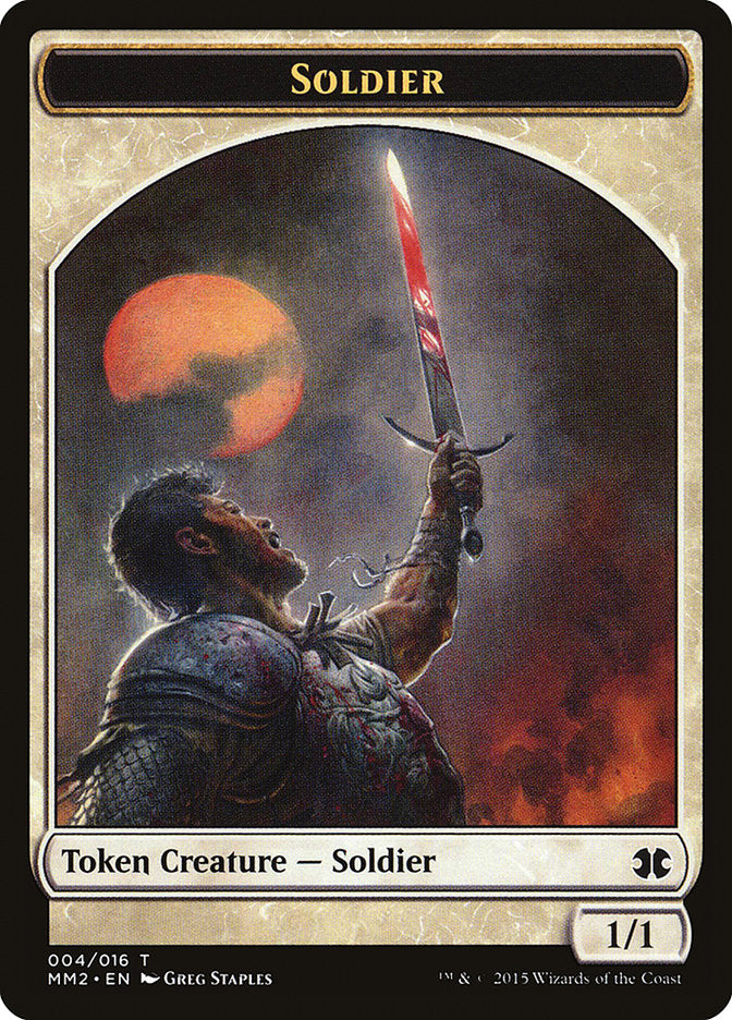 Soldier Token [Modern Masters 2015 Tokens] 