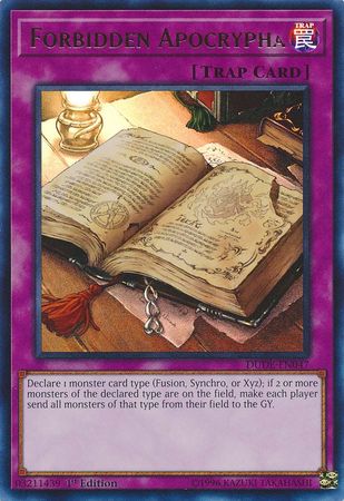 Forbidden Apocrypha [DUDE-EN047] Ultra Rare 