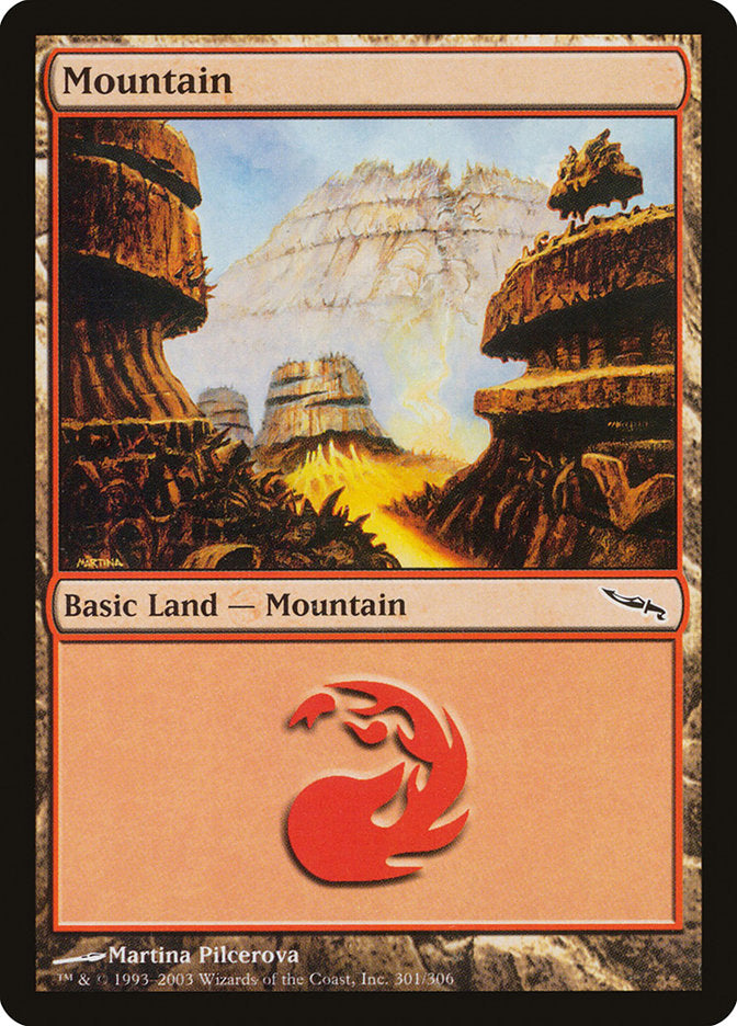 Mountain (301) [Mirrodin] 