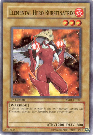 Elemental HERO Burstinatrix [YSDJ-EN006] Common 