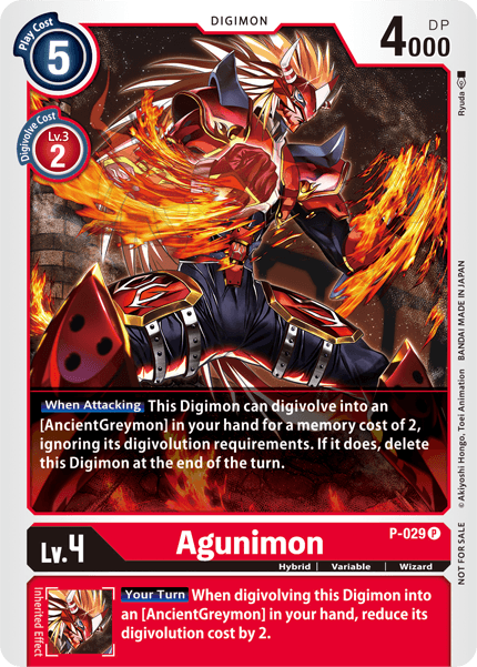 Agunimon [P-029] [Revision Pack Cards] 