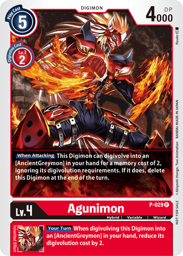 Agunimon [P-029] [Revision Pack Cards] 