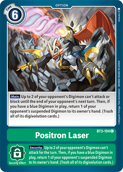 Positron Laser [BT3-104] [Release Special Booster Ver.1.5] 