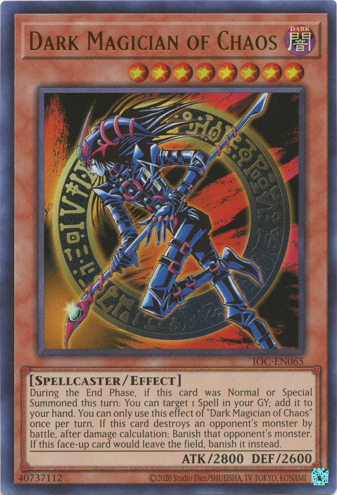 Dark Magician of Chaos (25th Anniversary) [IOC-EN065] Ultra Rare 