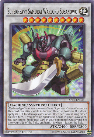 Superheavy Samurai Warlord Susanowo [SP15-EN034] Common 