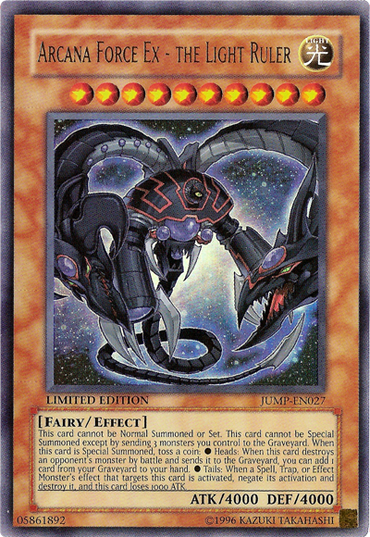 Arcana Force Ex - the Light Ruler [JUMP-EN027] Ultra Rare 