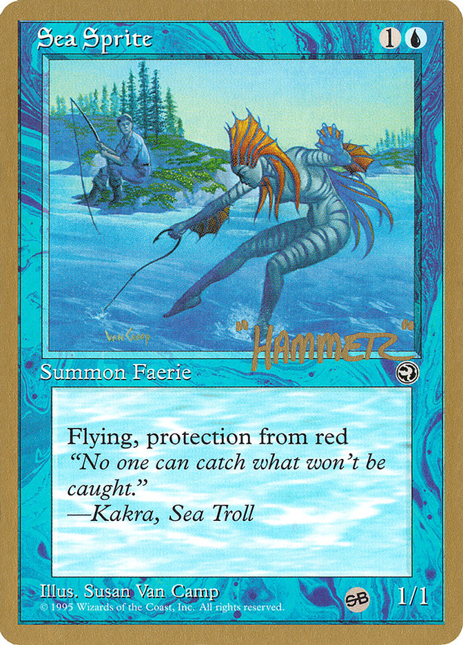 Sea Sprite (Shawn "Hammer" Regnier) (SB) [Pro Tour Collector Set] 