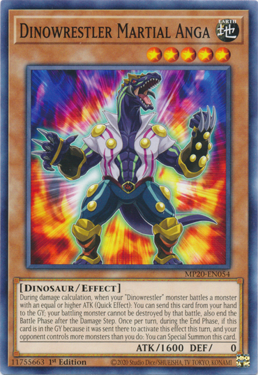 Dinowrestler Martial Anga [MP20-EN054] Common 
