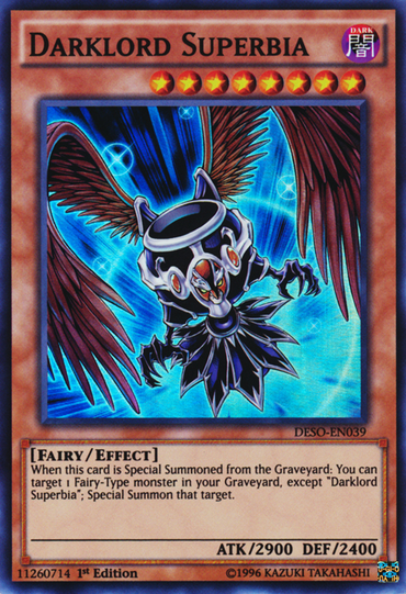 Darklord Superbia [DESO-EN039] Super Rare 