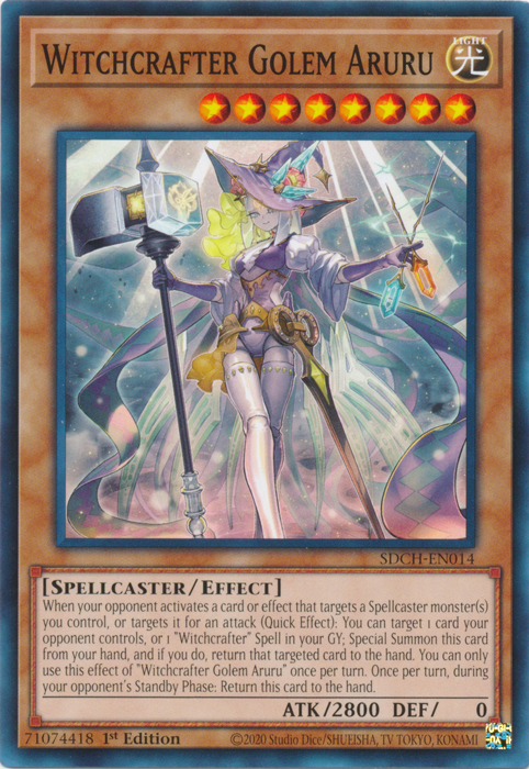 Witchcrafter Golem Aruru [SDCH-EN014] Common 