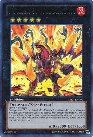 Number 61: Volcasaurus [ZTIN-EN002] Ultra Rare 
