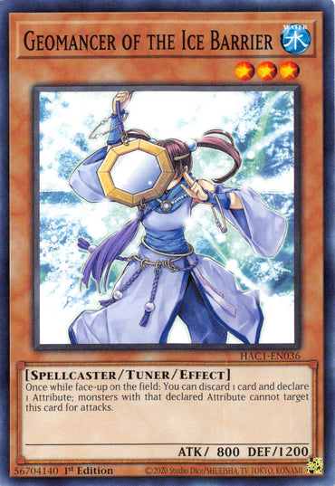 Geomancer of the Ice Barrier [HAC1-EN036] Common 