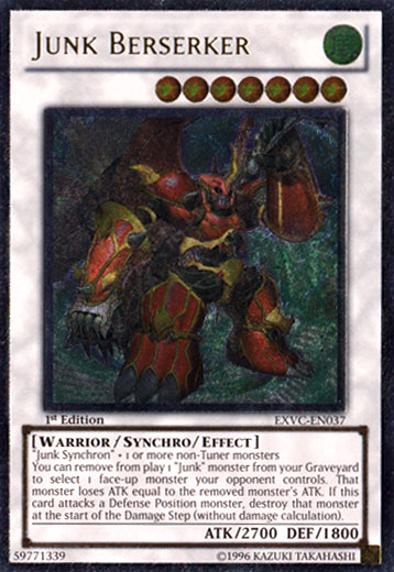 Junk Berserker [EXVC-EN037] Ultimate Rare 