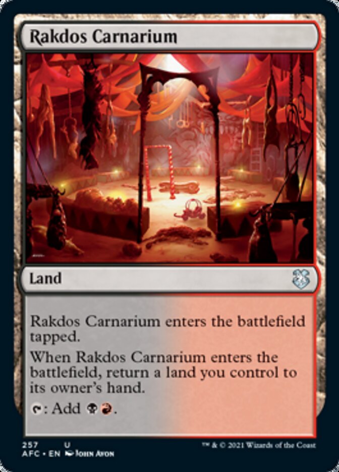 Rakdos Carnarium [Dungeons &amp; Dragons: Adventures in the Forgotten Realms Commander] 