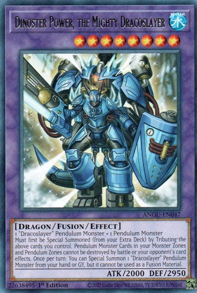 Dinoster Power, the Mighty Dracoslayer (Rare) [ANGU-EN047] Rare 