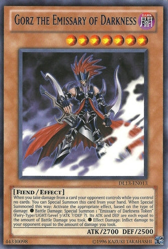 Gorz the Emissary of Darkness (Blue) [DL13-EN013] Rare 