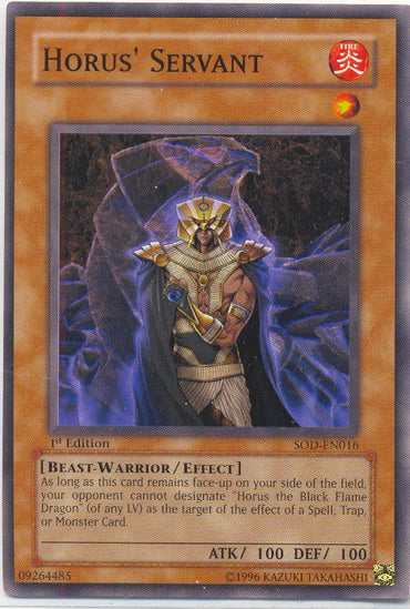 Horus' Servant [SOD-EN016] Common 