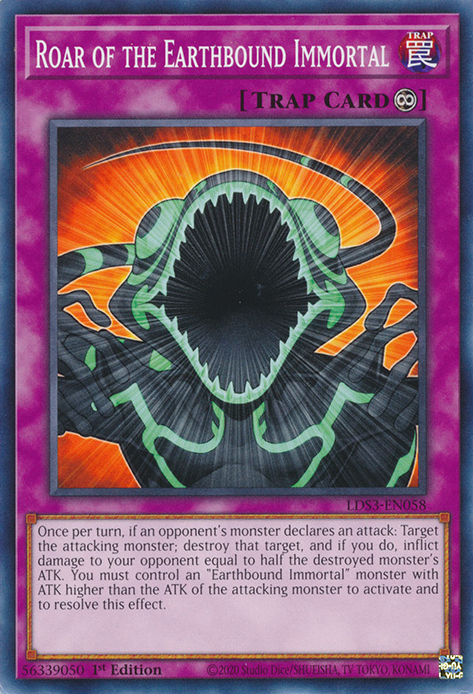 Roar of the Earthbound Immortal [LDS3-EN058] Common 