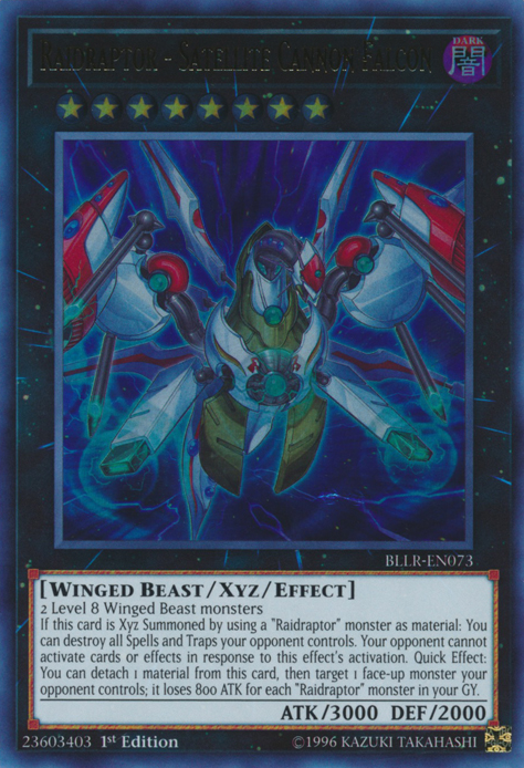 Raidraptor - Satellite Cannon Falcon [BLLR-EN073] Ultra Rare 