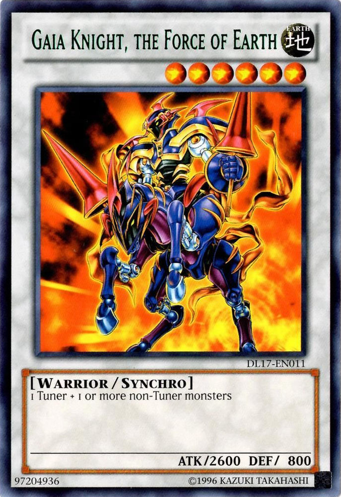 Gaia Knight, the Force of Earth (Green) [DL17-EN011] Rare 