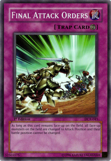 Final Attack Orders [DCR-045] Common 