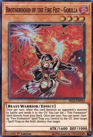 Brotherhood of the Fire Fist - Gorilla [FIGA-EN022] Super Rare 