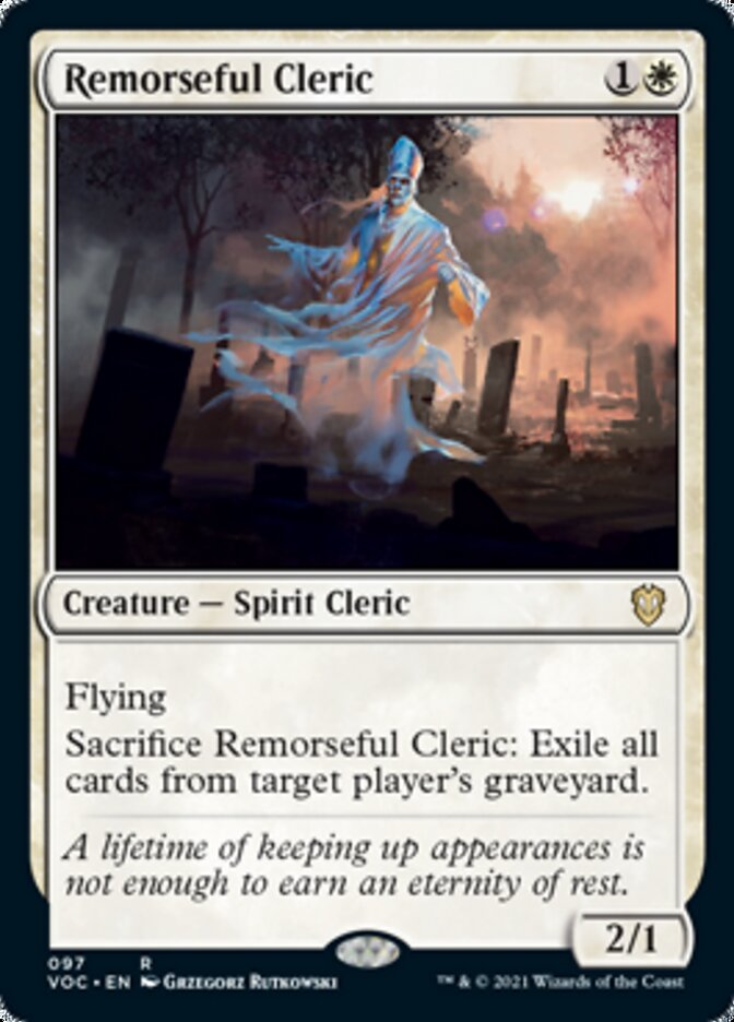 Remorseful Cleric [Innistrad: Crimson Vow Commander]