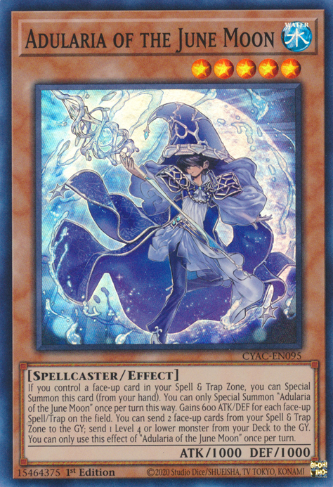 Adularia of the June Moon [CYAC-EN095] Super Rare 