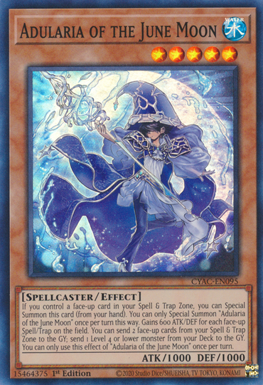 Adularia of the June Moon [CYAC-EN095] Super Rare 