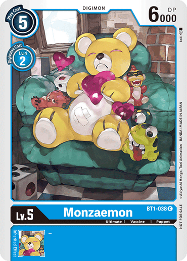 Monzaemon [BT1-038] (Tournament Pack) [Release Special Booster Ver.1.0 Promos] 