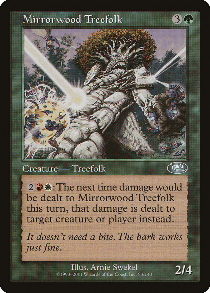 Mirrorwood Treefolk [Planeshift] 